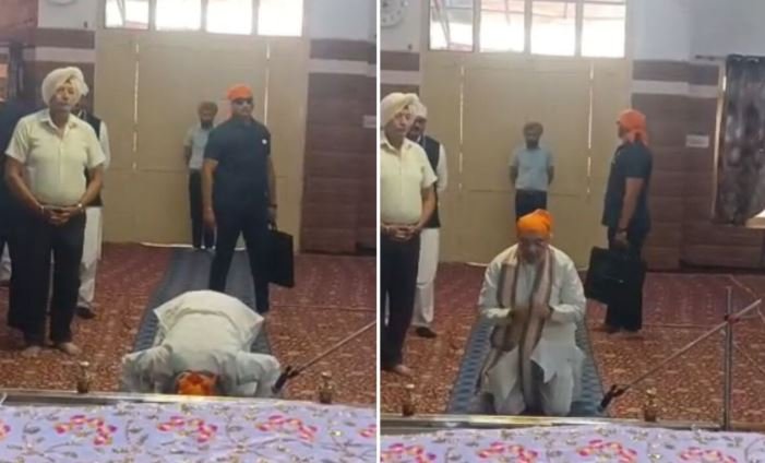 अमित शाह ने पुंछ में स्थित सिंह सभा गुरुद्वारे का किया दौरा